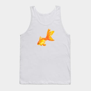 Artistic Gold Fish Tank Top